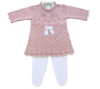 7112-RN  VESTIDO ZIG ZAG PONTILHADO